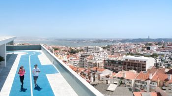 Um dos mais luxuosos hotéis de Portugal, com pista de cooper na sua cobertura e um dos SPA mais requisitados de Lisboa...