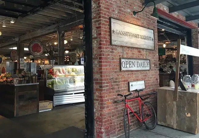 Gansevoort Market era um galpão abandonado que virou uma praça de alimentação