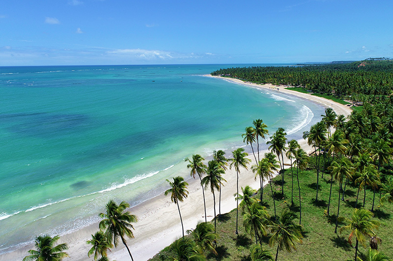 Praia do Patacho, em Alagoas, é paradisíaca e sinônimo de tranquilidade em qualquer época do ano