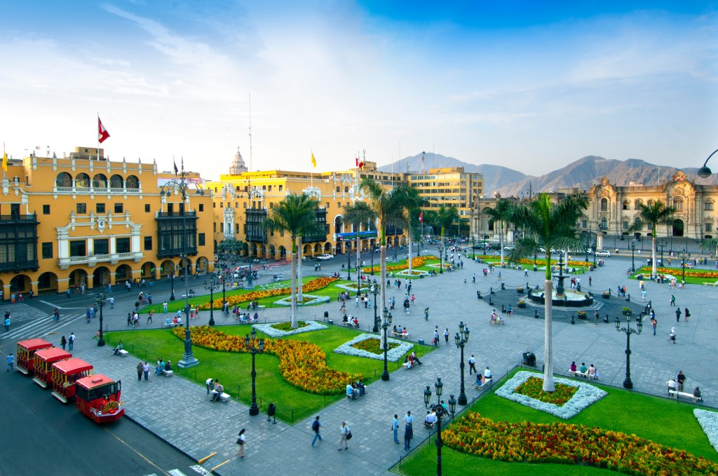 Praça das Armas, em Lima, no Peru