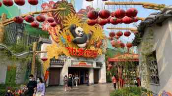 Previsto para o fim de setembro, parque em Pequim tem sete áreas temáticas, 37 atrações, dois hotéis, lojas e restaurantes