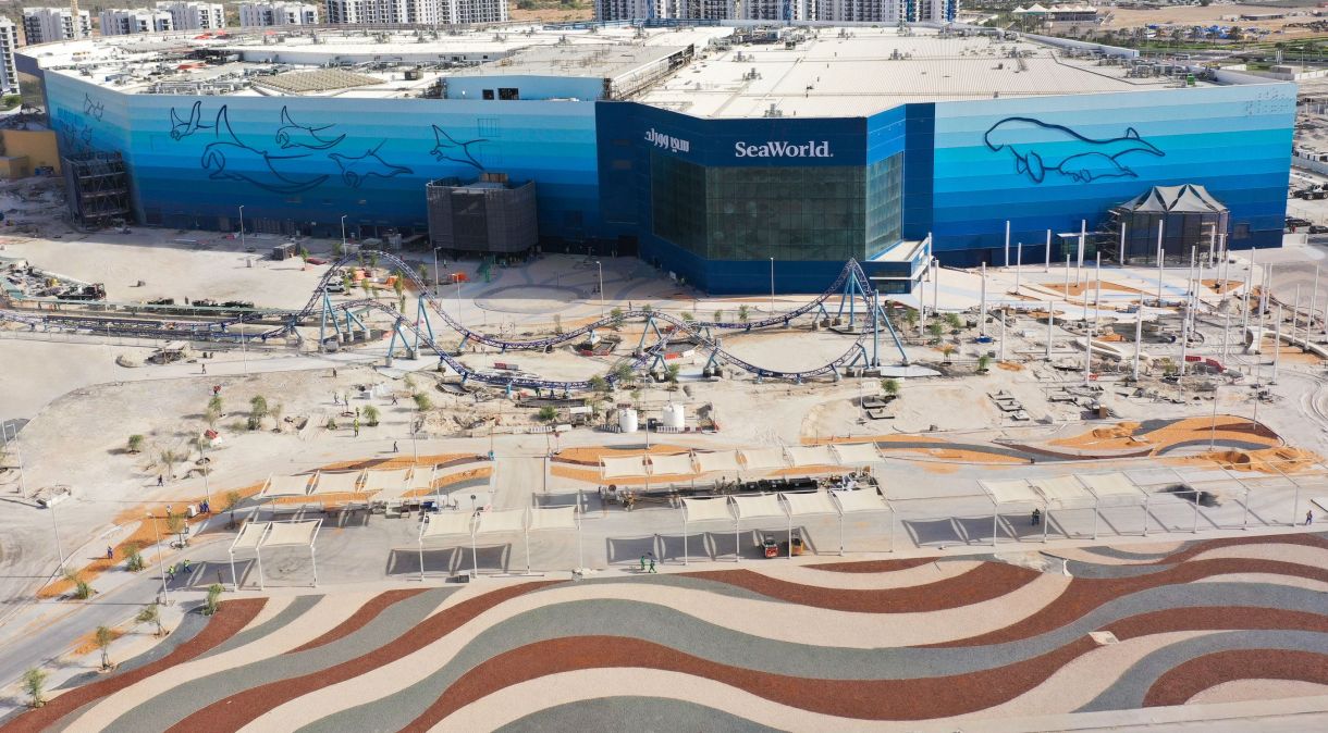SeaWorld Abu Dhabi fica na Ilha de Yas, reduto do entretenimento na capital dos Emirados Árabes Unidos