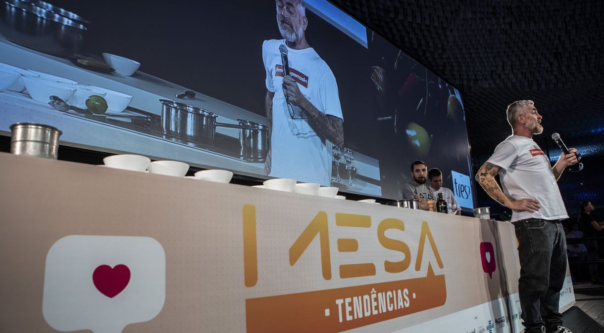 Mesa SP reúne chefs para série de palestras, degustações e festival na capital paulista; na foto, Alex Atala no Mesa Tendências de edição passada