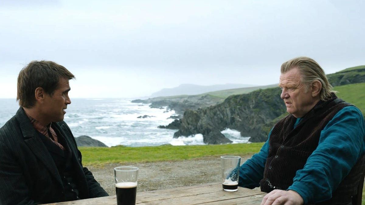 Cena de "Os Banshees de Inisherin", indicado a nove prêmios e filmado em locais isolados na Irlanda