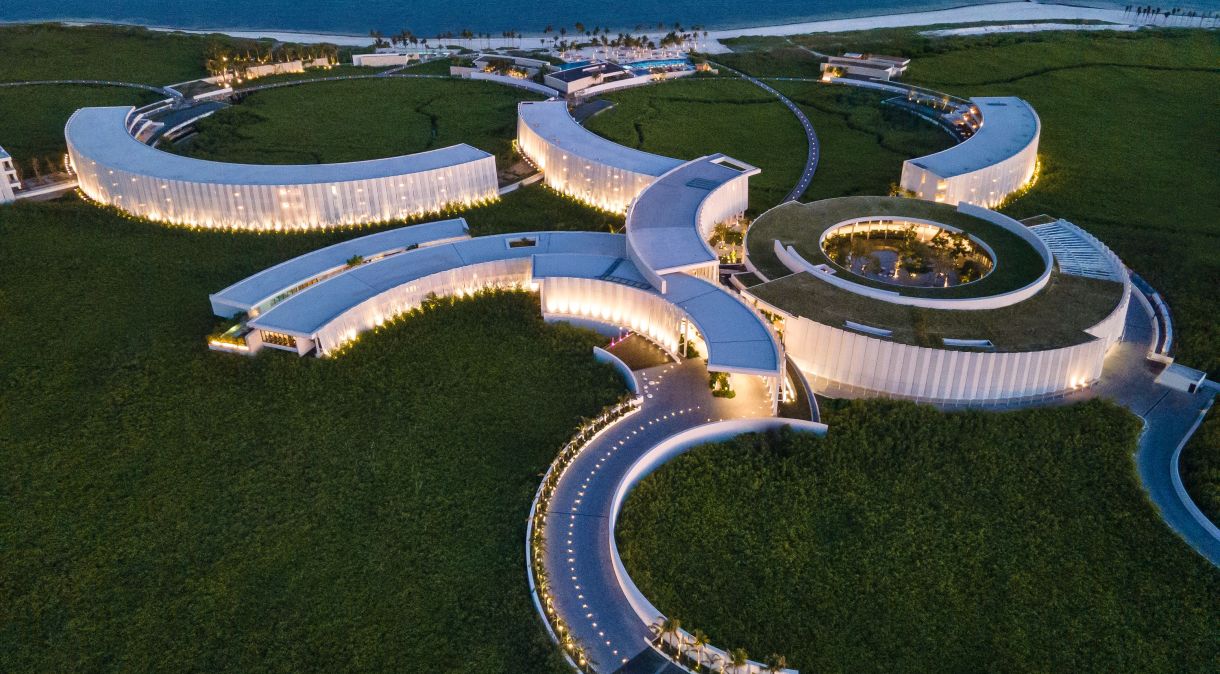 St. Regis Kanai Resort tem design exterior circular inspirado pela constelação das Plêiades