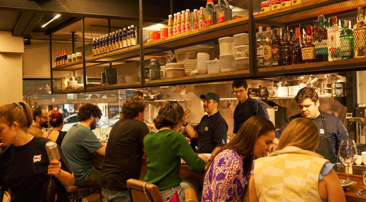 Ambiente do Ping Yang, novo bar-restaurante do chef Maurício Santi, referência em gastronomia tailandesa em São Paulo