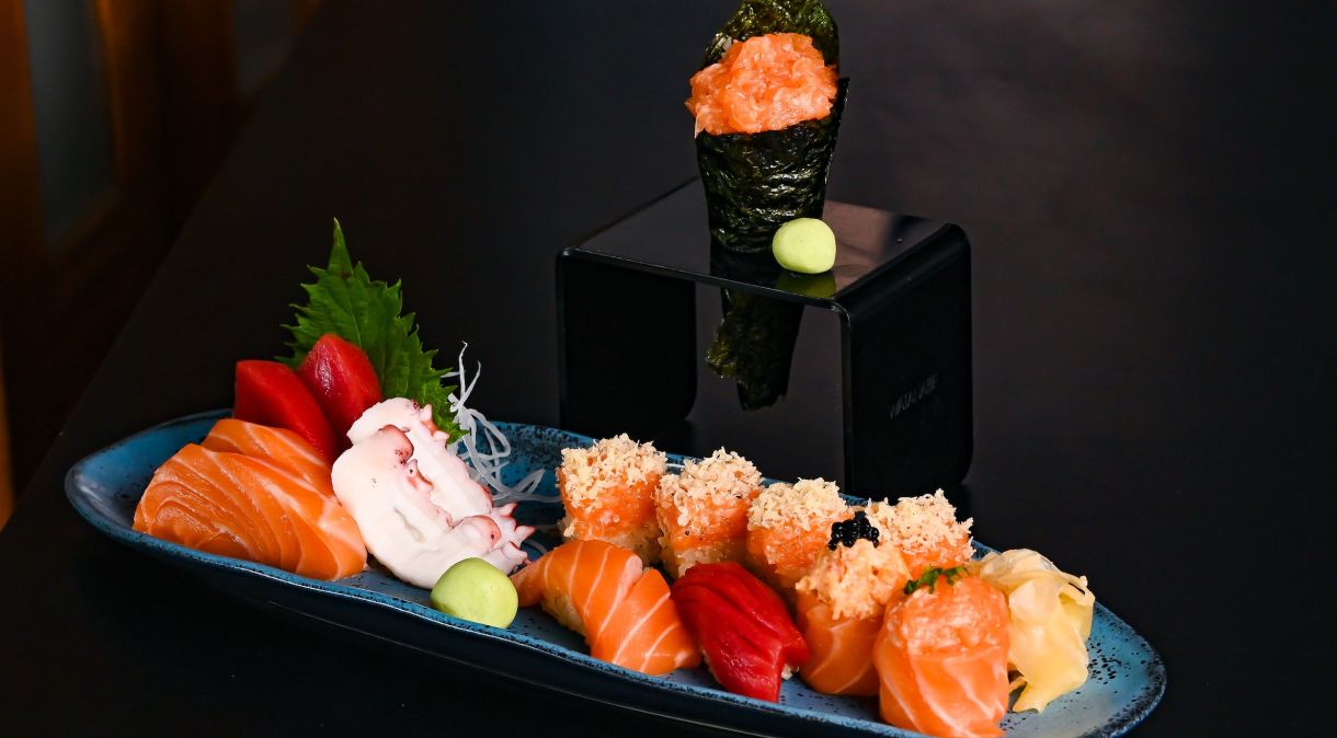 Especial menu executivo traz casas japonesas que oferecem belas opções para os almoços durante a semana. Na foto, o combinado do Watanabe