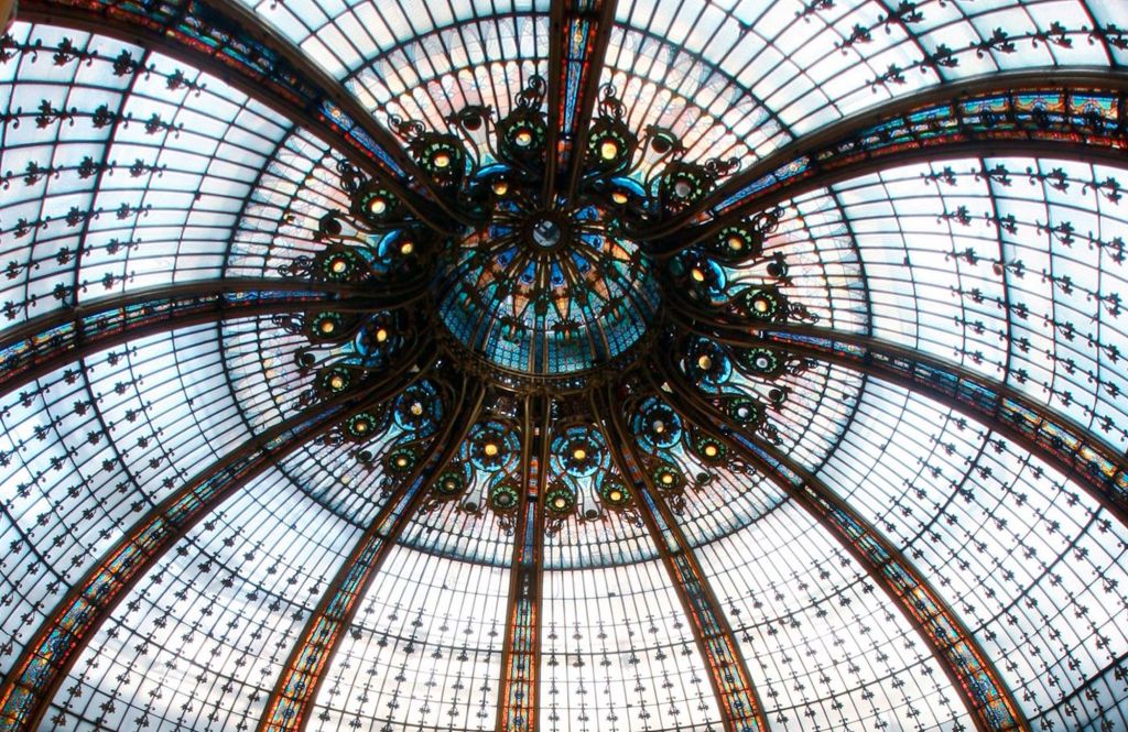 Cúpula da Galeries Lafayette, em Paris 