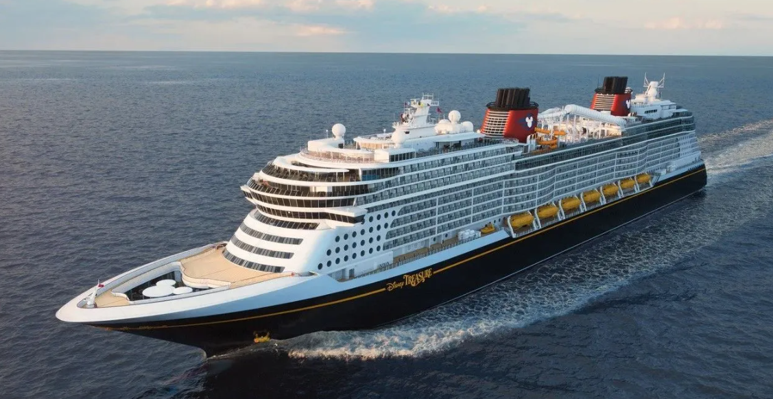 O Disney Treasure partirá em dezembro de 2024. Será o navio irmão do Disney Wish.