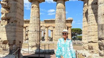 Construída há cerca de 2.700 anos, Paestum era uma grande cidade da Grécia Antiga que hoje fica a uma curta distância de encantadoras comunas e praias do sul italiano