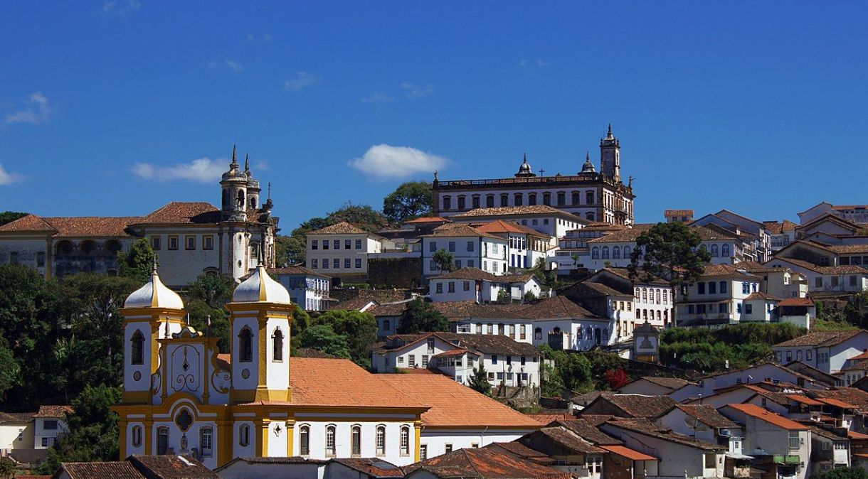 Conjunto arquitetônico e urbanístico de Ouro Preto, em MG, principal cidade do Ciclo do Ouro