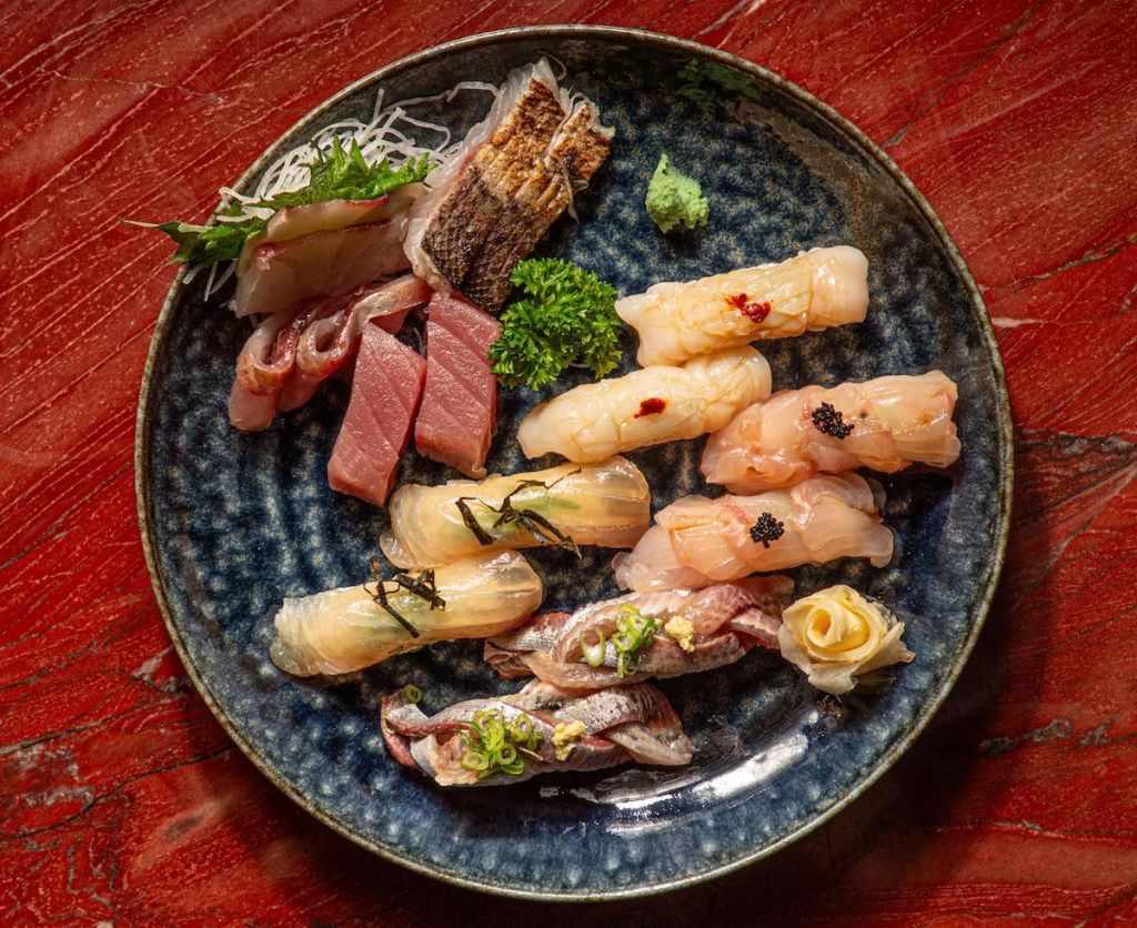 Combinado Mike, sushis e sashimis 
