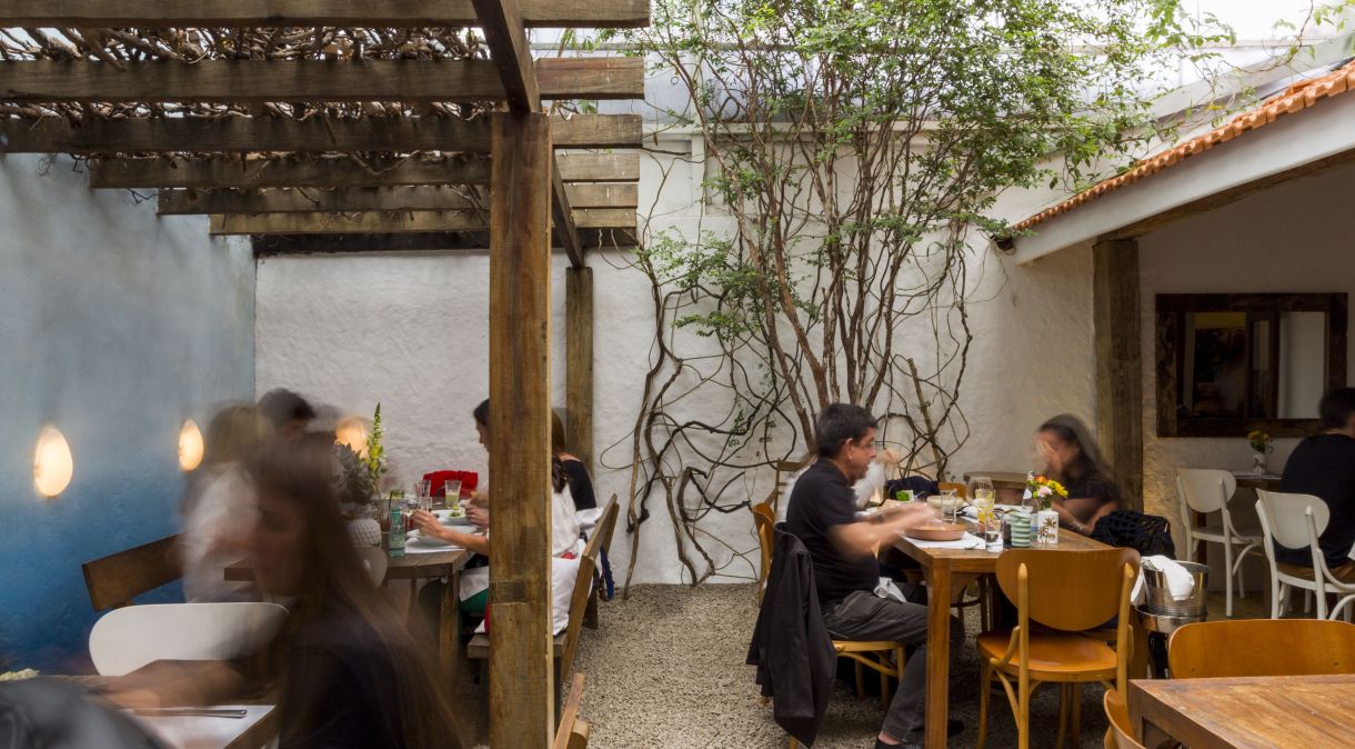 Ambiente do Maní, restaurante de Helena Rizzo na região dos Jardins, em São Paulo