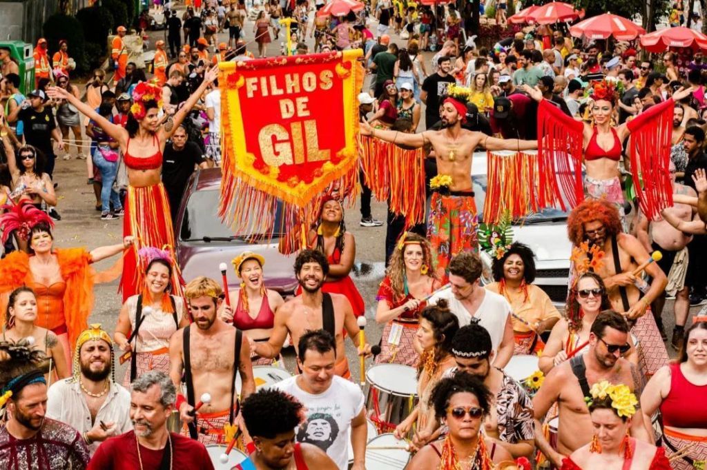 Desfile do Bloco Filhos de Gil na Faria Lima no ano passado