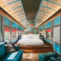 Resort de luxo em vagões celebra a história ferroviária da Tailândia