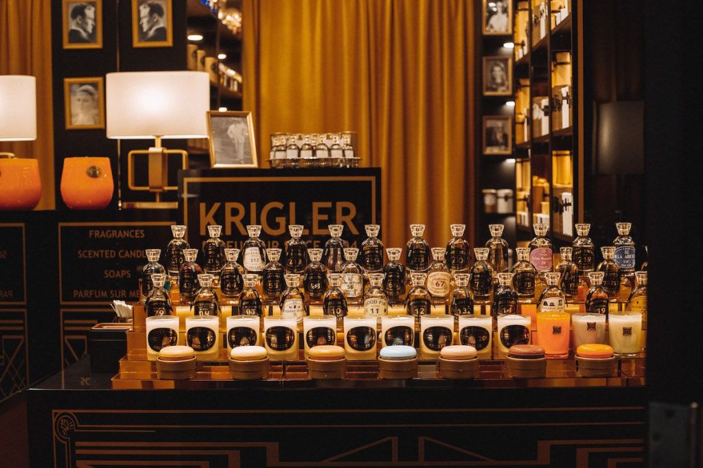 Boutique Krigler dentro do hotel Ritz-Carlton de Bal Harbour 