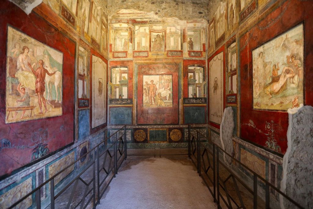 Muitos dos tesouros de Pompeia foram transformados em um estado de preservação perfeita.