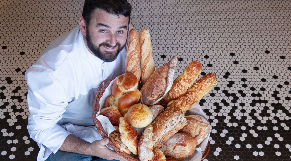 Guillaume Petitgas é chef boulanger do La Boulangerie, em Brasília