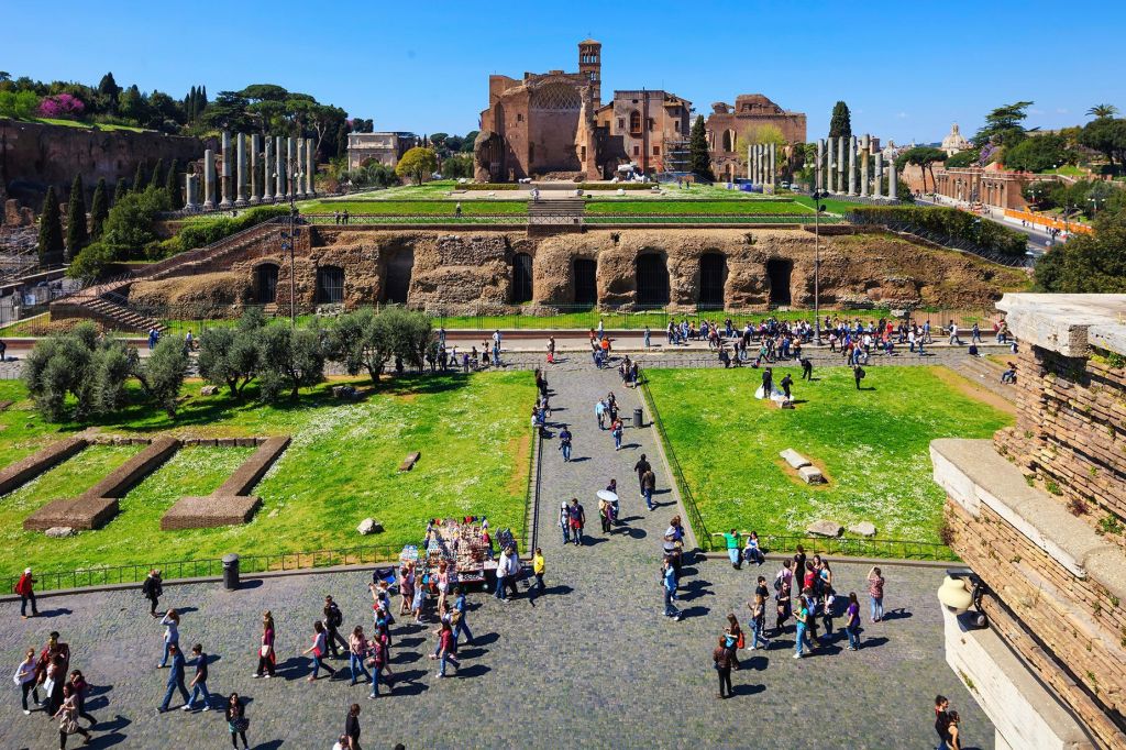 O Palatino já foi o endereço mais chique de Roma.