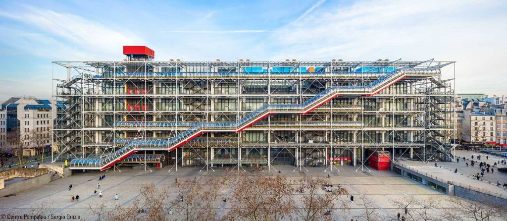 Centre Pompidou - Museu de arte moderna e contemporânea de Paris