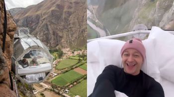 Músico está viajando sozinho pelo Peru e compartilhou em suas redes sociais a hospedagem inusitada que escolheu no Vale Sagrado de Cusco 