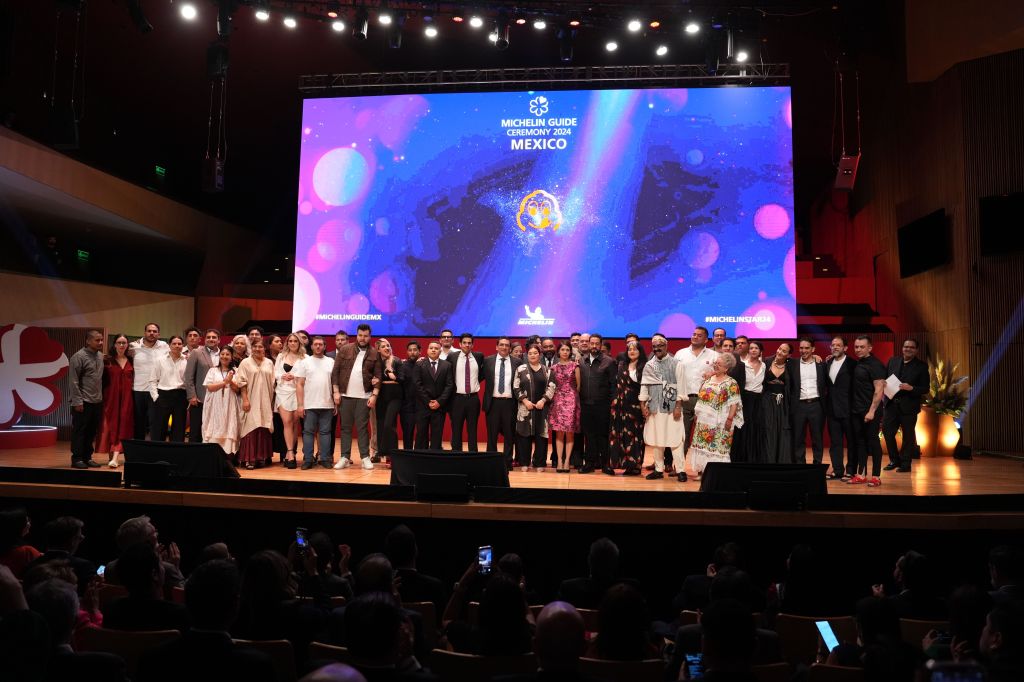 Cerimônia da primeira seleção de restaurantes do Guia Michelin no México