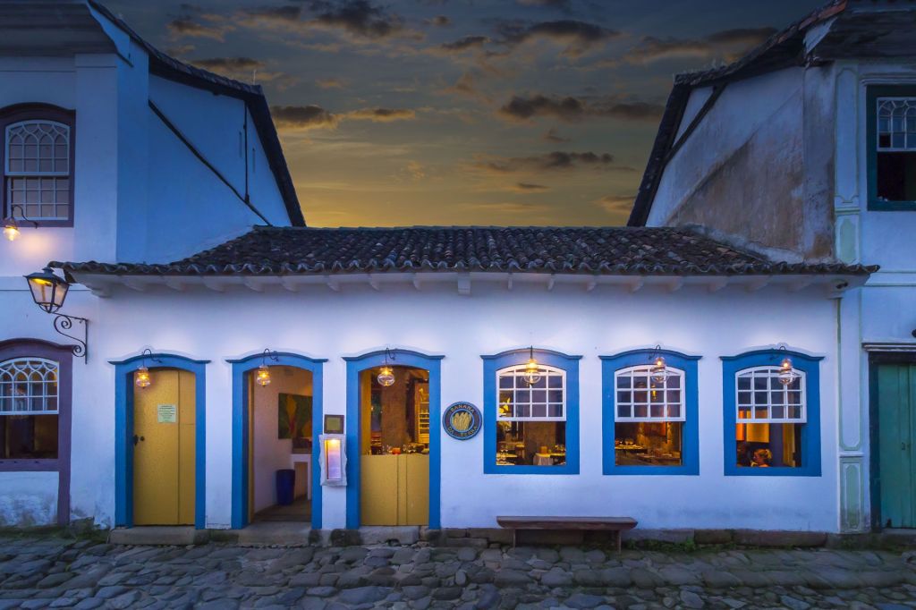 Fachada do Restaurante Banana da Terra, em Paraty