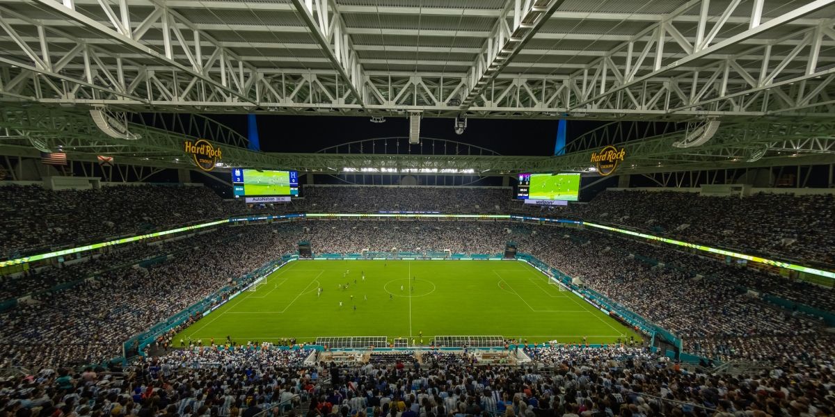 Com capacidade para 65.300 torcedores, Hard Rock Stadium em Miami, na Flórida, será palco da grande final da Copa América