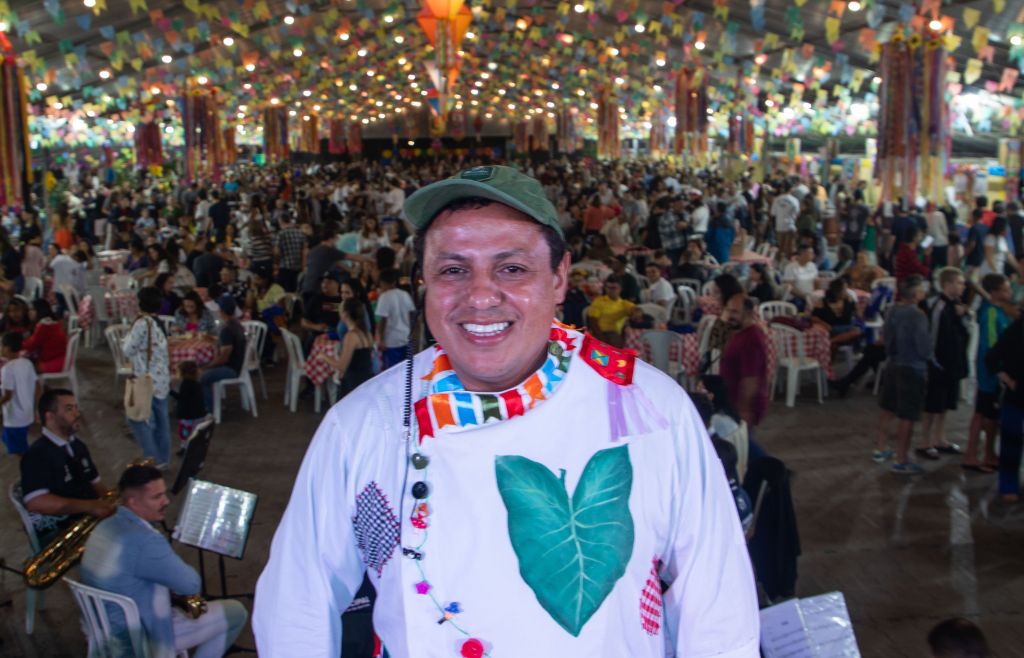 Chef Eudes Assis no Arraial Gastronômico do Projeto Buscapé