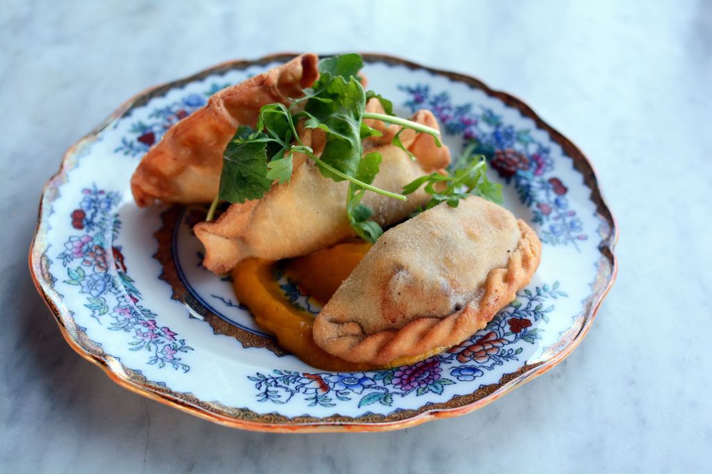 Empanadas do Las Liebres, em Colônia do Sacramento, no Uruguai 