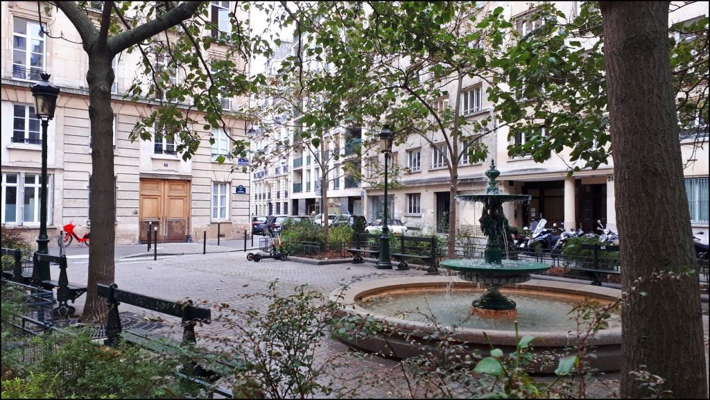 Place de l'Estrapade, em Paris, na França 