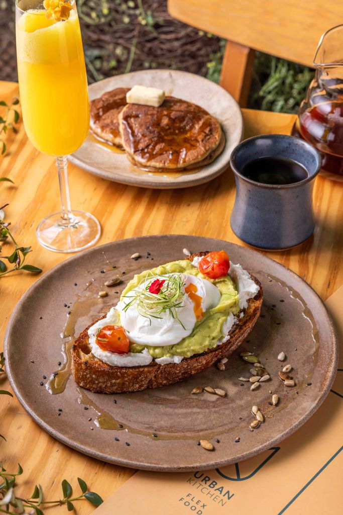 Aos finais de semana, o Urban Kitchen oferece brunch o dia inteiro 