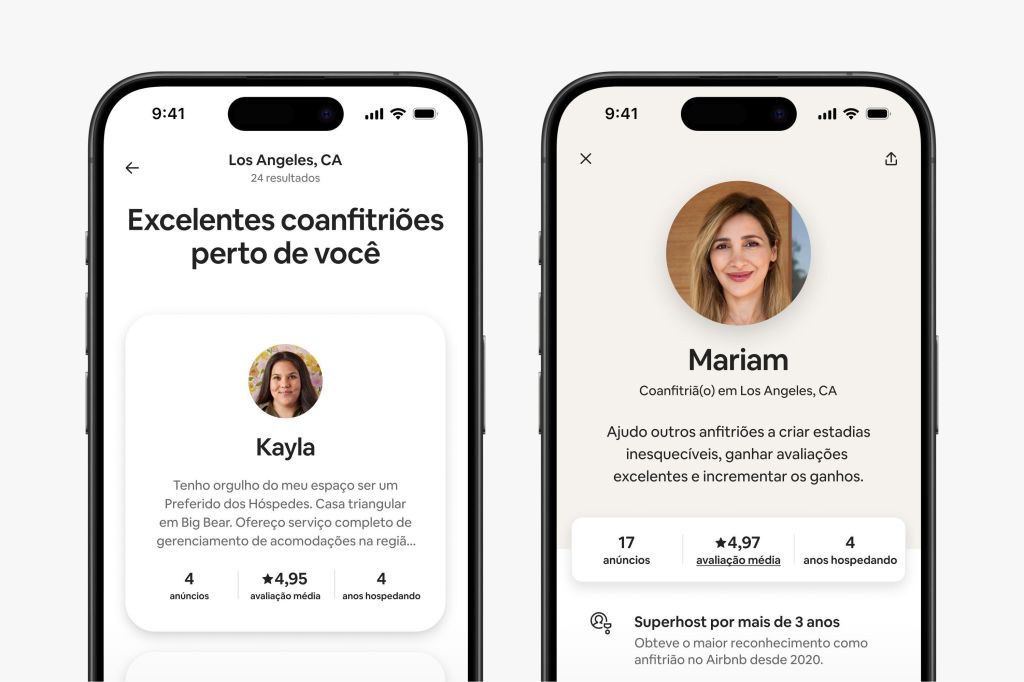 Lista de coanfitriões passa a ser disponibilizada pelo Airbnb