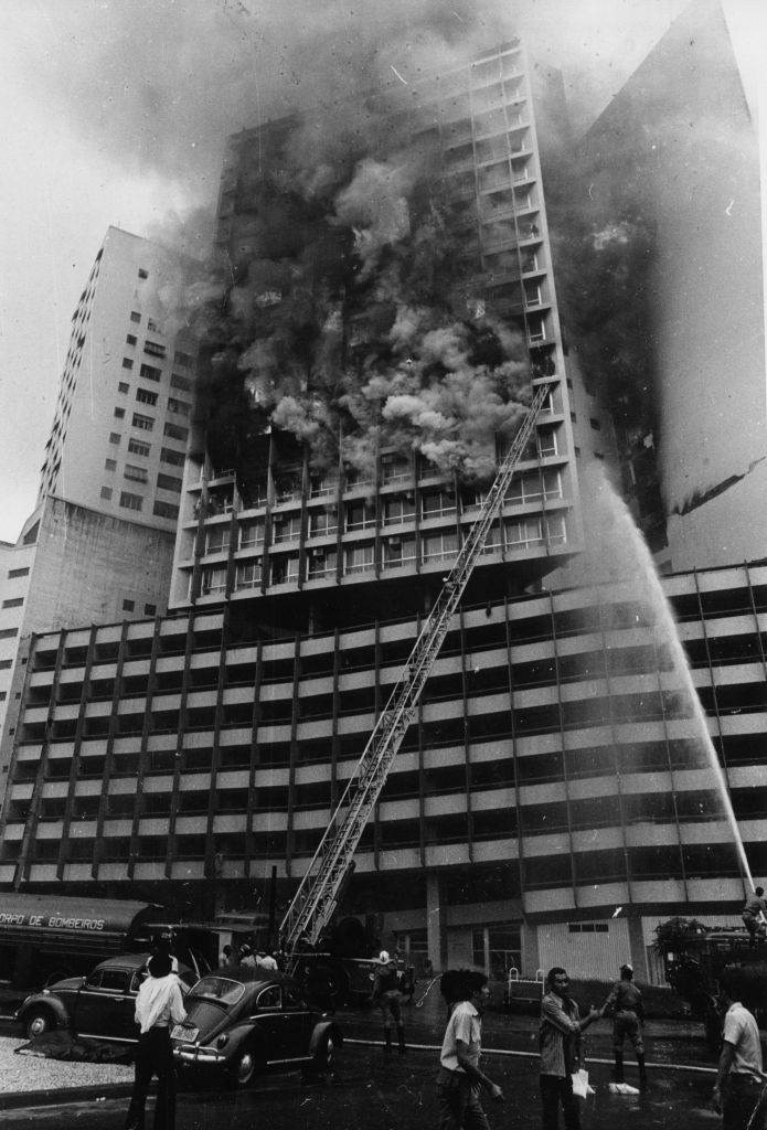 Incêndio no Edifício Joelma, no centro de São Paulo