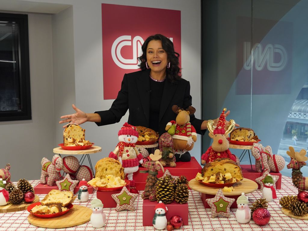 Daniela Filomeno na degustação de panetones 2024 do CNN Viagem & Gastronomia