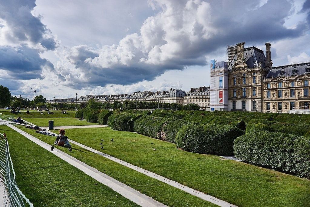 Jardim de Tuileries, em Paris