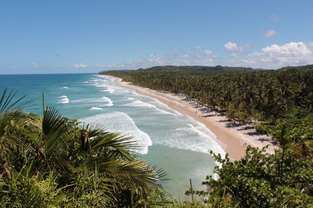 Praia de Itacarezinho, em Itacaré, na Bahia 