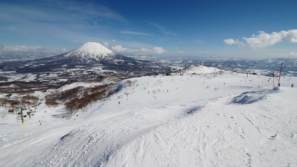 Resort de esqui Niseiko, em Hokkaido, no Japão 