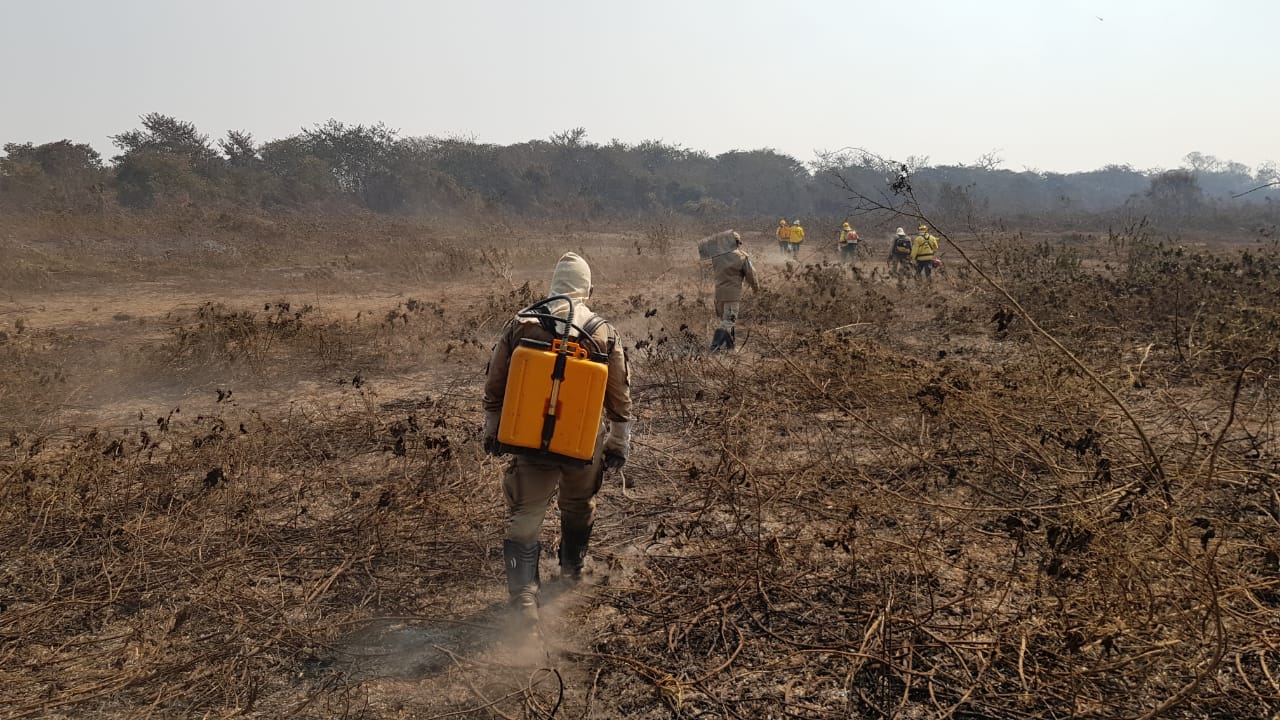 Reprodução/Corpo de Bombeiros de Corumbá (MS)