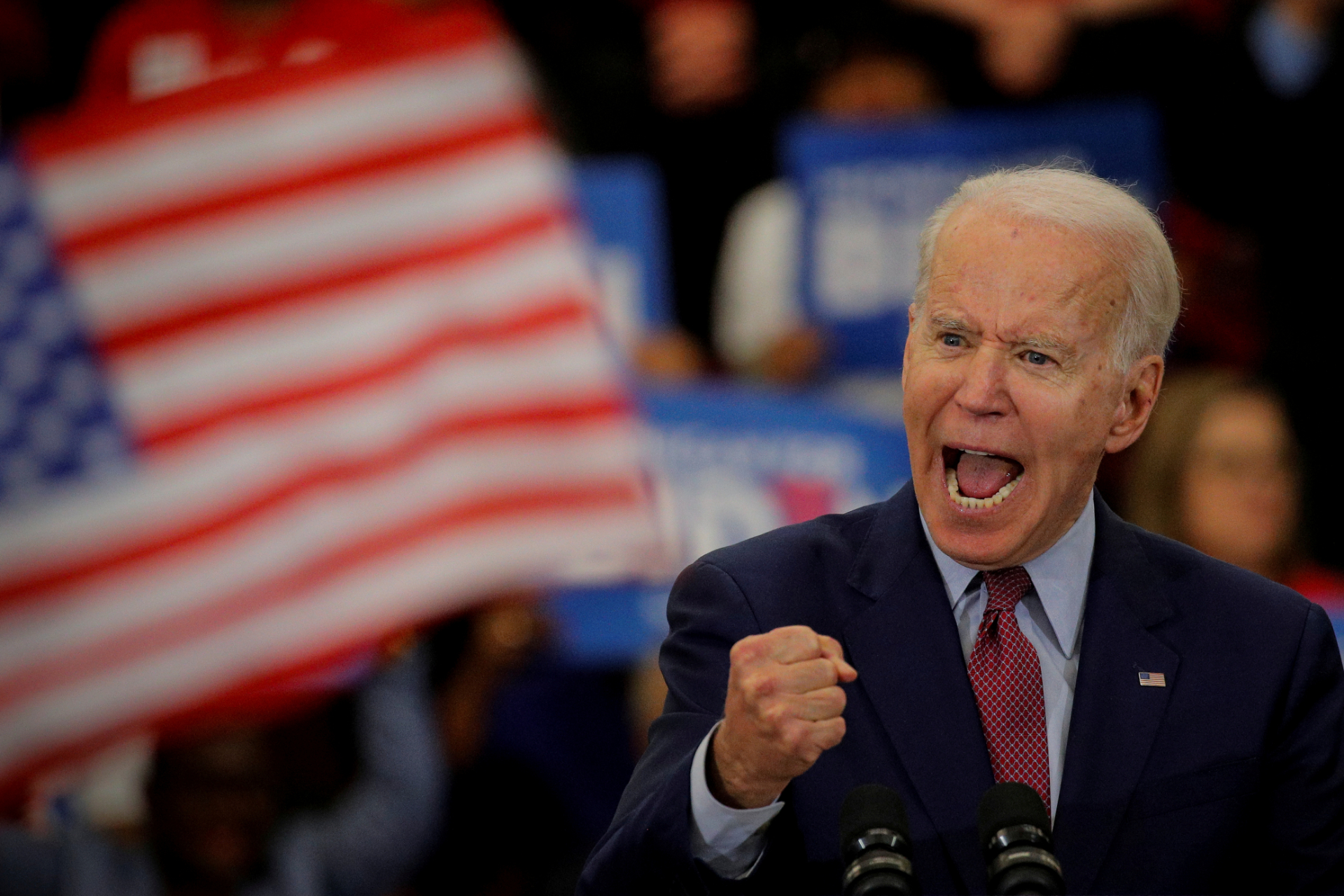 Joe Biden discursa em Detroit, Michigan