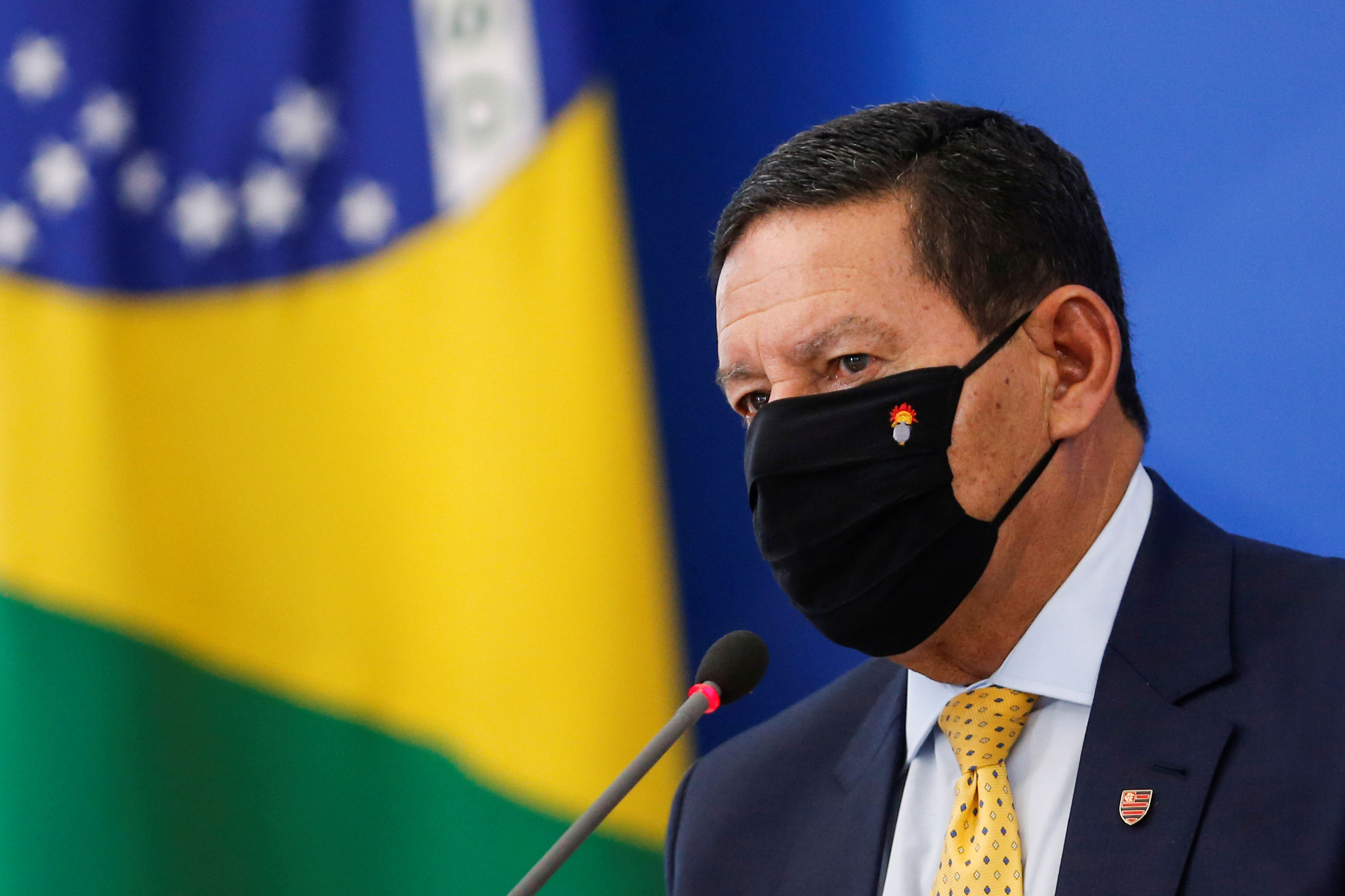 O vice-presidente Hamilton Mourão