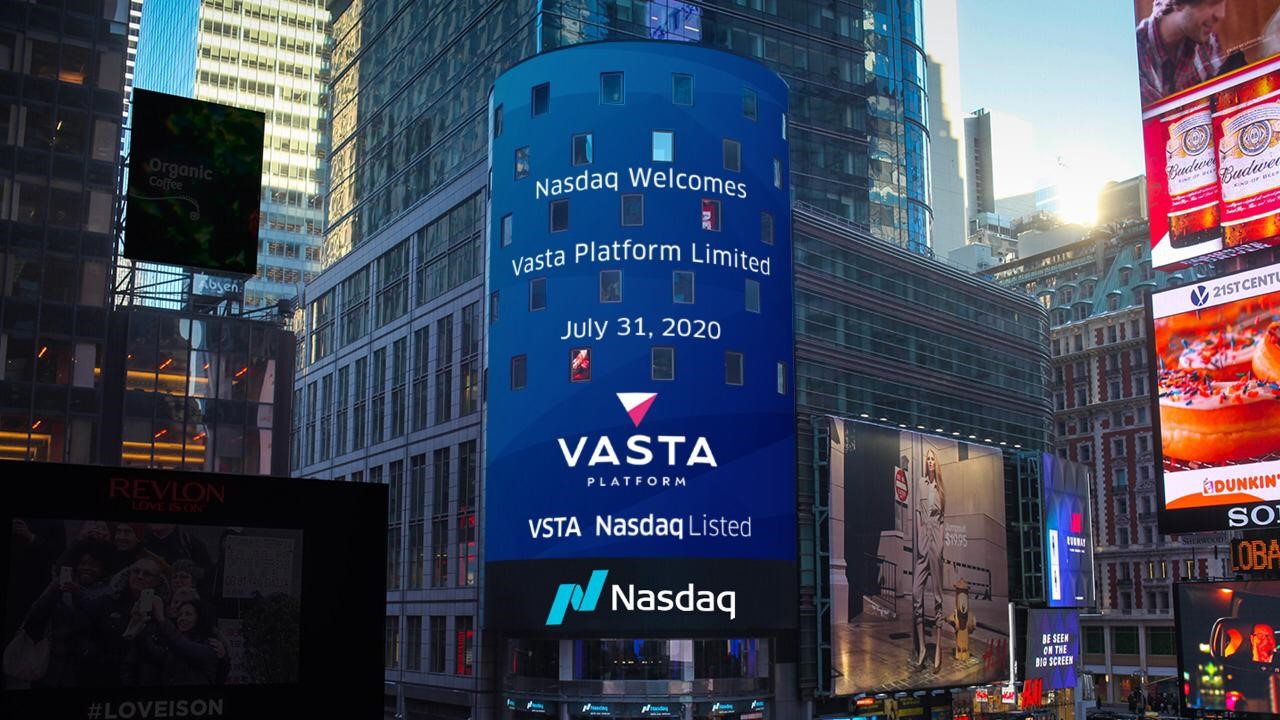 Vasta - empresa da Cogna - estreia na Nasdaq