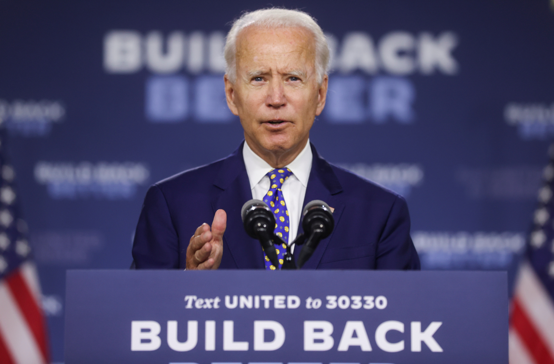 Joe Biden, candidato democrata à presidência dos EUA