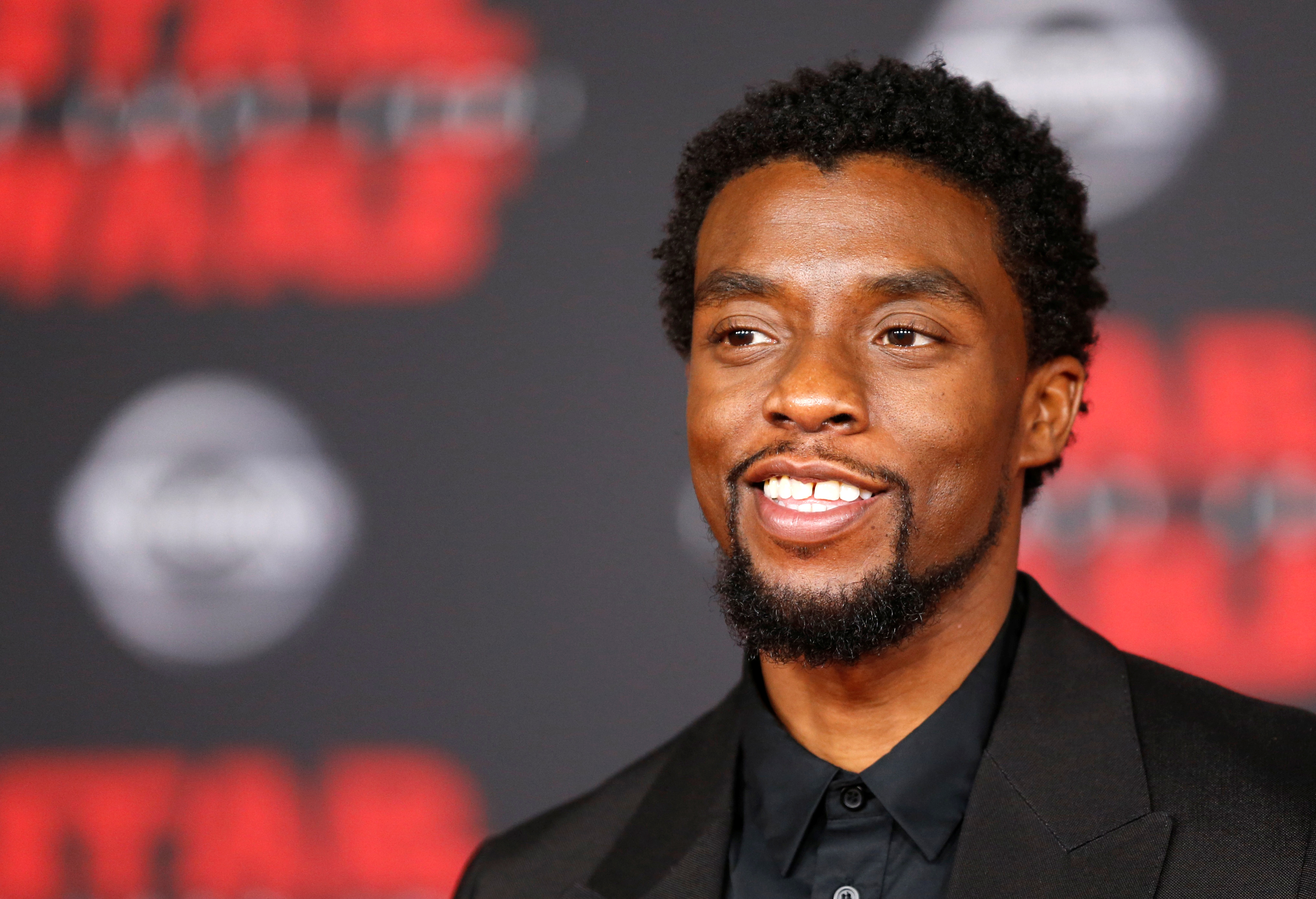 O ator norte-americano Chadwick Boseman