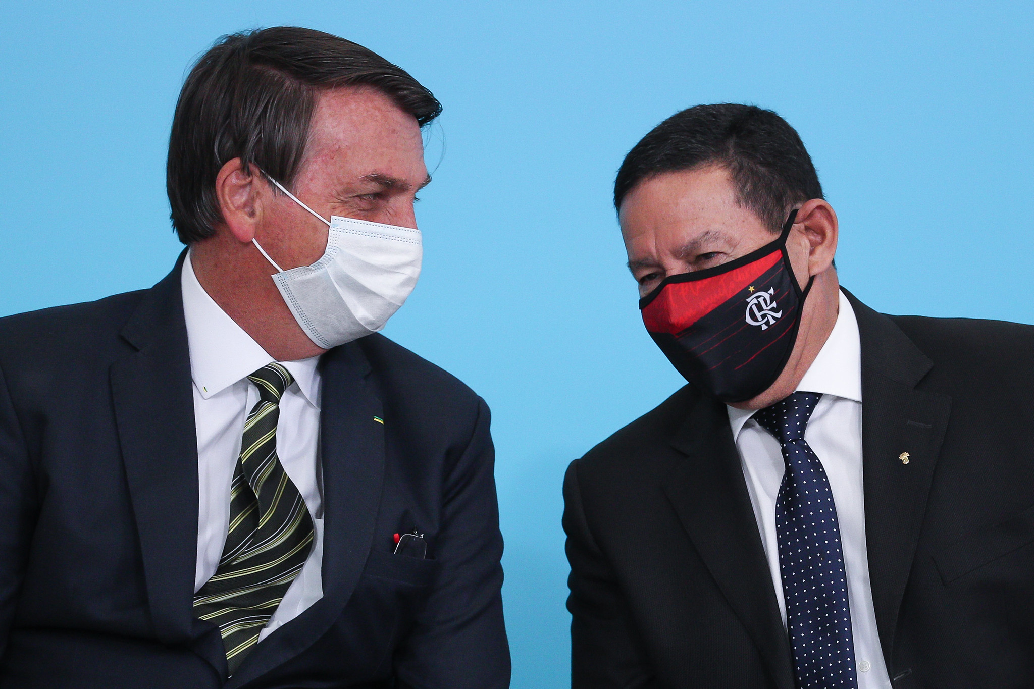 Jair Bolsonaro e Hamilton Mourão