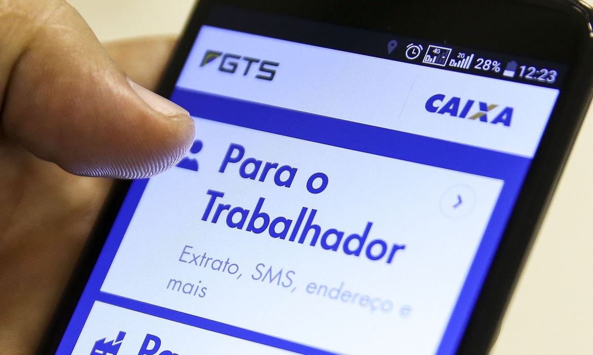 Aplicativo para celulares da Caixa para o FGTS