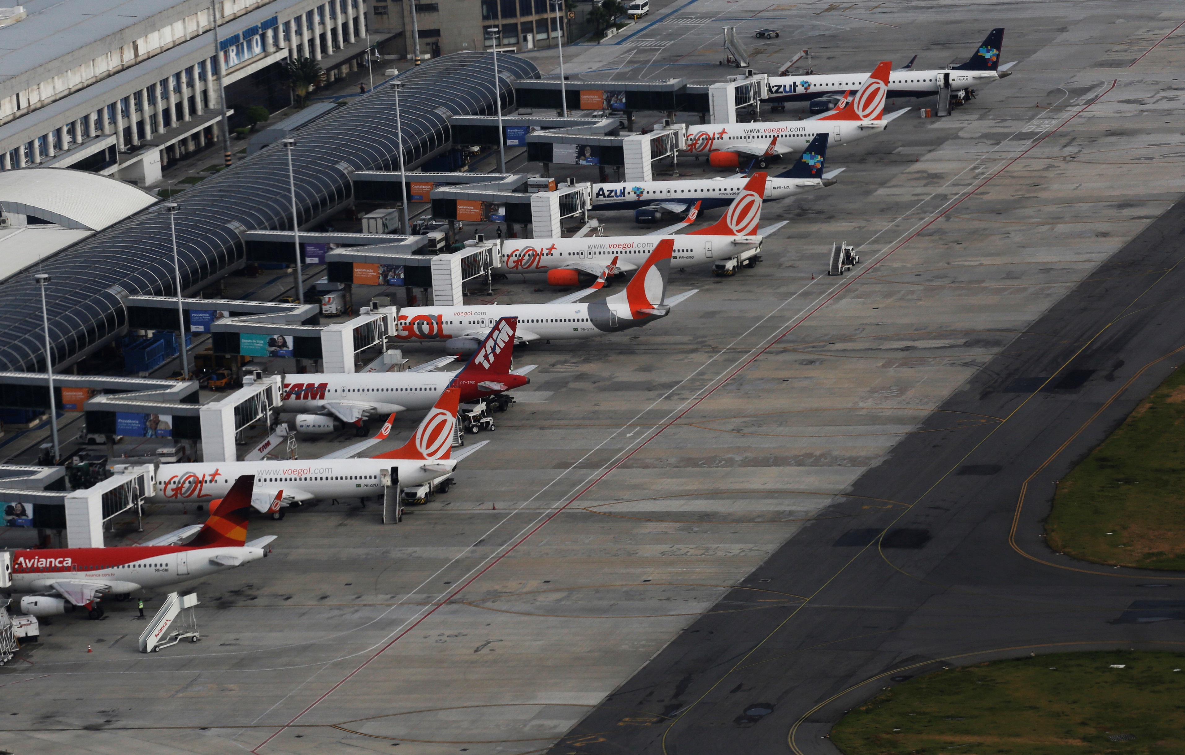 pátio aeroporto