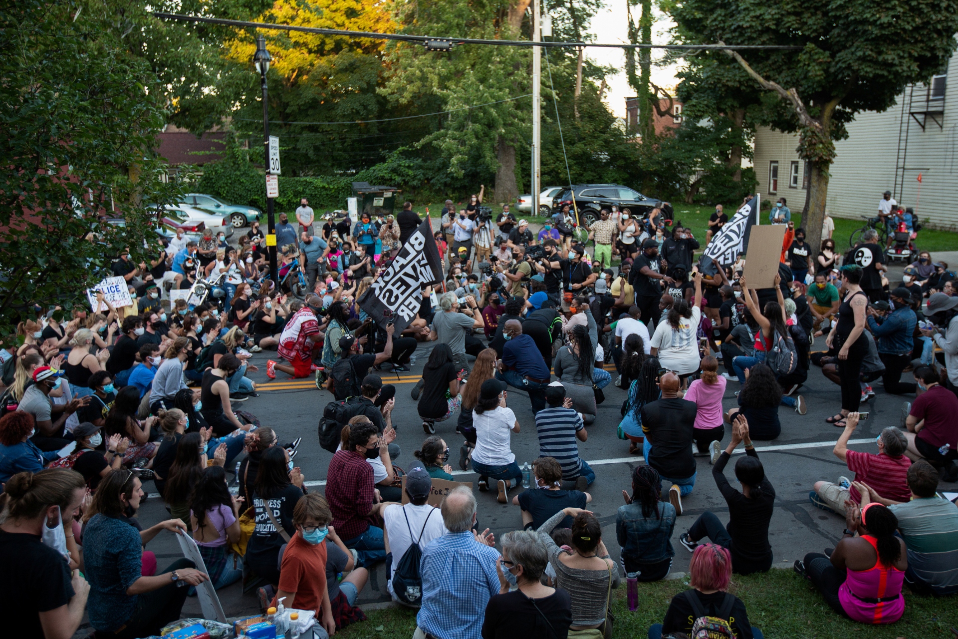 Manifestantes protestam em Rochester após morte de Daniel Prude