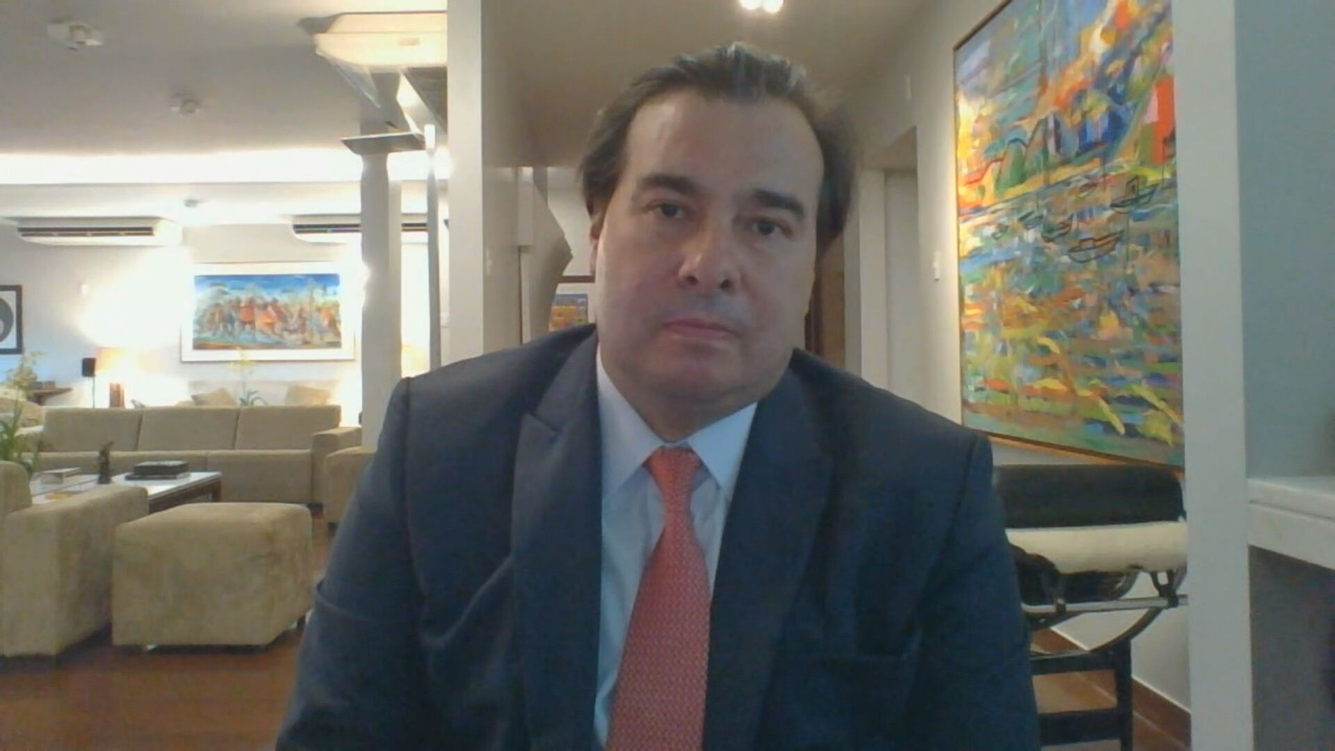 Presidente da Câmara dos Deputados, Rodrigo Maia (DEM-RJ) em entrevista à CNN (0