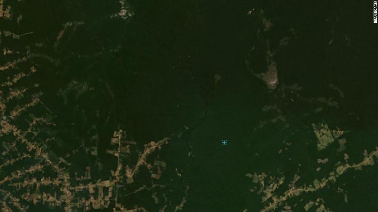 Imagens de satélite da região do Amazonas